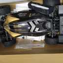 RIAARIO 1/10 Brushless RC Cars, RTR, Beginner, MAX 50+ MPH, Metal Drivetrain, 4WD, Waterproof Electronics, Carbon Fiber, Black, Ages 14+