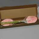 Ling's moment Artificial Anthurium Plants, 8pcs Shabby Blush Silk Filler Flower, Pink Faux Greenery Stems for DIY Wedding Bouquets Centerpieces Arrangements Bridal Shower Party Home Decorations