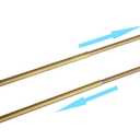 Leyden Brass Double Towel Bar,Adjustable Towel Rack Holder Antique Bathroom Accessories Wall Mount Vintage