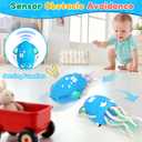 LZZAPJ Electric Dancing Octopus Light Music Suitable for 6-12 Months Old Baby Toys, Kid Crawling Squid Toys Suitable for Toddler Tummy time, Birthday for 1 2 3 4 5 Year Old boy Girl (Yellow)