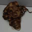 xccoco Glueless Headband Wigs for Black Women Brown Blonde Headband Wig Long Loose Curly Synthetic Wig 24inch 4/27 Highlight Honey Blonde Wig with Headband,200% Denisty