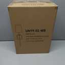 Wall Sconces Sets of 2, Retro Industrial Wall Lamps, Hardwired Bathroom Vanity Sconces Wall Lighting with White Fabric Shade, Indoor Wall Lights for Bedroom Living Room Corridor Black