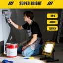 LED Work Light, 7,200 Lumens, Compatible with Makita 18V Battery, Bare Tool Only