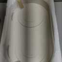 Elevated Ceramic Dog Bowl Set - Double Dog Feeding Bowls with Stand Splash Proof - Raised Dishes for Food and Water - Ideal for Small to Medium Dogs - 2 x 850 ml - 28.74 oz (White)