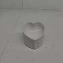 White Ceramic Raised Cat Bowls, Tilted Elevated Food or Water Bowls, Stress Free, Backflow Prevention, Dishwasher and Microwave Safe, Lead & Cadmium Free