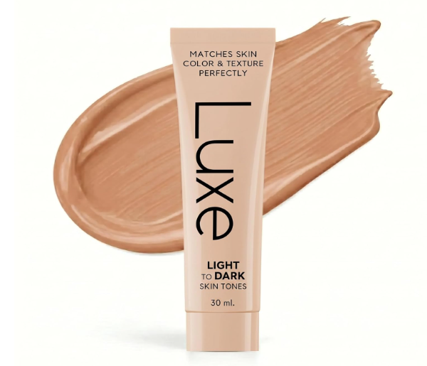Luxe Research Color Changing Foundation – Instantly Adapts to Your Skin Tone – Buildable LighttoMedium Coverage – 12Hour Wear – Natural Dewy Finish