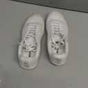 BAXINIER Girls White Cheerleading Shoes Breathable Youth Cheer Competition Sneakers Athletic Training Dance Tennis Walking Shoes (2 Little Kid)