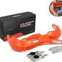 JFG RACING Dirt Bike Hand Guards,7/8" and 1 1/8" Handlebar Motorcycle Handguards Accessories Universal for EXC-F XC-W SX SX-F 125 250 300 350 450 Dirtbike Ebike ATV Pit Bike Motocross Enduro-Orange