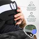 Retrospec Comstock Ski Helmet - Snowboard Helmet for Adults & Youth - Adjustable Fit Snow Helmet with Protective Shell and Breathable Vents for Men, Women, Boys & Girls