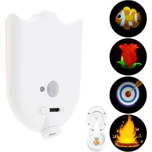 OriGlam Motion Sensor Toilet Night Light, Motion Sensor Light for Bowls, Motion Activated Toilet Night Light, Novelty Light for Bathroom Fun Gifts Bathroom Accessory