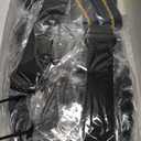 RENRANRING Pulley System, Weight Cable Pulley System for Home Gym,Cable Machine Attachment with 2 in 1 LAT Pull Down Bar,Tricep Rope,Long Strap,Exercise Handles for Biceps Curl, Forearm (Black)