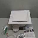 Bathroom Exhaust Fan with Light, 12 INCH, Upgraded Quiet Square Vent Fans with LED Light, 141 CFM, for Bathroom, Office, Home