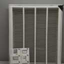 EZ-FLO 20 x 25 Inch (Duct Opening) White Return Air Vent Cover for Wall or Ceiling, Solid Steel Return Air Grille, HVAC Air Return, 61633