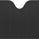 AUTO SHADE Matte Black Universal Sun Shade