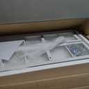 Aheaplus Rotating Bookshelf, 4-Tier Corner Bookshelf, 360 Display Wood Spinning Bookshelf, Floor Standing Bookcase Narrow Shelf Revolving Organizer Storage Rack for Small Space, Study Room, White