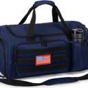 Tactical Gym Bag for Men, 40L Large Capacity Duffle Bags with Shoes Compartment, Sports Bag with wet compartment, Multi-functional Weekend Bags Suitable for Travel, Camping,hiking