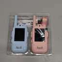Video Walkie Talkies for Kids, Handheld 2 Pack Rechargeable Video Intercom Kids Walkies Talkies, Indoor Outdoor Toys for Family Games, Outside, Camping, Hiking for Boys Girls Ages 3-12 (Blue/Pink)