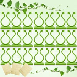150Pcs Plant Clips for Climbing Plants Wall Clips with Stickers- Plant Wall Clips Pothos Plant Climber Support Plant Clips Plant Hooks for Vine Clips Money Plant Clips for Wall Plant Support 2 Pack