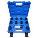 11PCS Wheel Locking Nut Key Kit Compatible with Toyota Models, Lexus, Tacoma, Wheel Lock Nut Socket Adapter Set, Wheel Anti-Theft Lug Nut Removal Tool, Anti-Theft Screw Remover