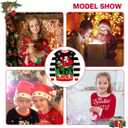 TUONROAD 7-14 Years Boys & Girls Ugly Christmas Sweater 3D Printed Holiday Satan Clause Pullover for Kids Sweatshirts (9-10 Years, A1-red Green White)