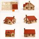 10 Pack Basswood Sheet, 1/16 X 8 X 12 Inch Thin Plywood Wood Sheets for Crafts