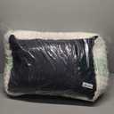 Washable Dog Bed for Small Medium Dogs - Rectangle Orthopedic Corduroy Fleece Pet Bed with Removable Cover and Nonskid Bottom, Calming Puppy Bed Soft Pet Sofa, Cream(30x24x8inchs)