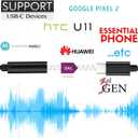 VIMVIP USB C to 3.5mm Headphone Jack Adapter, Type C to 3.5mm Audio Adapter Aux Microphone Connector (Black)