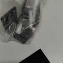 EaseLife Sliding Barn Door Bottom Floor Guide,U Shape,Flexible Adjustable Fit Distance, Flush Flat Bottom Design, Wall Mount System,for Door & Cabinet,Black, 2 Pack