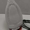 Cordless Iron for Clothes - 1500W Steam Iron with Non-Stick Ceramic Soleplate, Rapid Heating, Auto Shut Off, Burst of Steam, Self-Clean, Anti-Drip, Anti-Calc, 3 Temperature Settings, Red