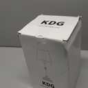 KDG Cordless LED Table Lamp Set of 2, Portables Fabric Shade Desk Lamps, 4000mAh Rechargeable Battery Powered Lighting, Dimmable Light for Dining Room, Bedroom, Bedside, Night Light, Balcony (Bronze)