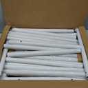 Double Rods Clothes Rack, Rolling Clothing Rack for Hanging Clothes Portable Wardrobe Rack, Metal Garment Rack Sturdy Coat Rack for Bedroom Laundry Living Room, White