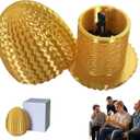 The Middle Funny Finger Easter Egg for Adults, Easter Basket Stuffer for Adults, Annoying Gift Box with Finger, Hardest 3D Printed Puzzle Trap (Gold)