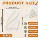 12pcs Wedding Shawls with Fringes Bulk Wedding Scarf Shawl for Guests Wedding Favor Bridal Shawls Gift Outdoor