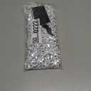 Mr. Pen- Silver Sequin Christmas Tree Skirt and Tree Collar, 24 Inch Base Cover, 24.8 Inch Foldable Sparkling Sequin Trees Skirt Collar, Christmas Skirt Tree