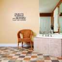 Unique Home Wall Stickers Objects in Mirror are Skinnier Than They Appear Decal Décor for Bedroom Living Room Nursery - Size: 15 Inch X 30 Inch