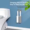 Toilet Bowl Cleaner Pumice Stone -Hard Water Stain Remover with Ergonomic Handle, Powerfully Removes Toilet Bowl RingsRust &LimeIdeal for Toilet Brush/BBQ Grills/Sink/Pool/Bathroom2Pack