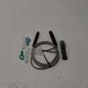 Jakia CPAP Tube Hose Cleaning Brush Kit 7 ft Strong Flexible Spring Body with Double Brush Heads Each 8.7" and 6.7“ Diameters Plus Two 7" Handy Brushes, 2 Bandage Ties and 2 Hose Bushing