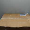 LITTLE TREE End Table, 3-Tier Side Table, Slim Sofa Side Table for Living Room, Tall Bedside Table Nightstand for Bedroom, Grey and Black 