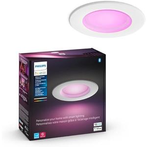 Philips Hue Smart Recessed 5/6 Inch LED Downlight - White and Color Ambiance Color-Changing Light - 1 Pack - 1100LM - Control with Hue App - Compatible with Alexa, Google Assistant and Apple Homekit, 1 Count (Pack of 1)