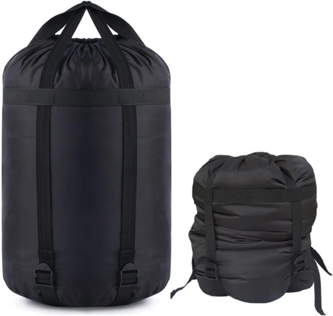 MOOCY Compression Stuff Sack, 12L/45L Sleeping Bag Cover Sack Sleeping Bags Storage Stuff Sack Organizer - Great Sleeping Bags Clothes Camping Hiking Backpacking