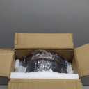 FEMILA 12" Flush Mount Ceiling Light, Modern Close to Ceiling Light Fixtures with Water Ripple Glass, E26 Base, 4FTJ22WG-F ORB