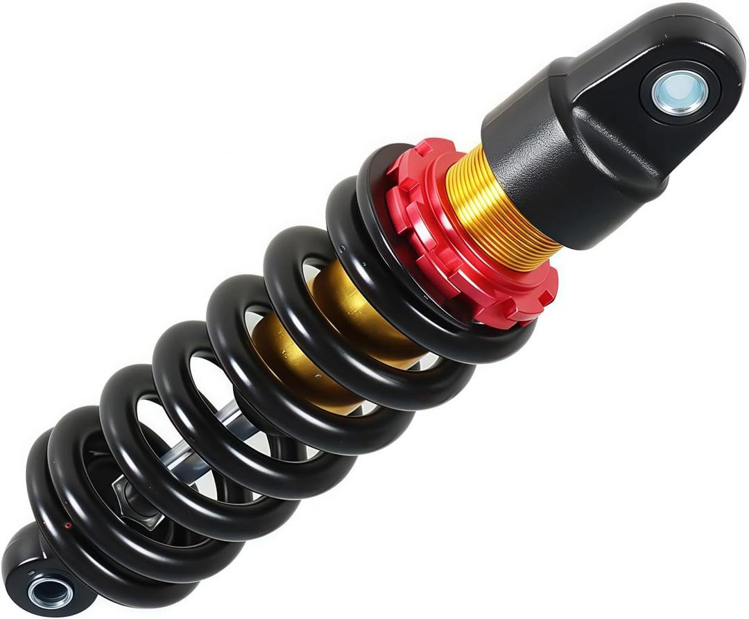 labwork 10.5" 270mm Rear Shock Replacement for Dirt Pit Bike Replacement for Central Rear Single off-road Motorcycle (Red and black)