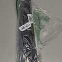 2 Pack Spring Tension Curtain Rod 32.5 to 58 inch Adjustable Curtain Rods No Drilling Spring Loaded Curtain Rods for Windows Doors, Black