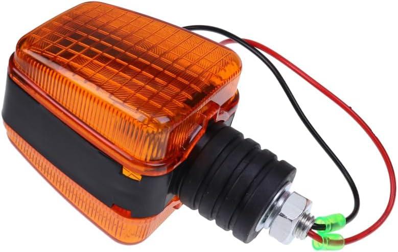 ZTUOAUM Winker Lamp Turn Signal Light Assembly K2561-62630 Compatible with Kubota BX1500 BX1800 BX22 BX2200 BX2300 BX23D Compact Tractors RTVX1100 RTVX1120 RTVX900 RTVXG850 RTV900 UTV, Color Red, Color Lens Amber 