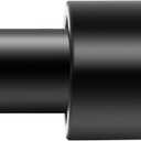 Curtain Rods for Windows 66 to 120 Inches, Adjustable Black Curtain Rod for Outdoor 1 Inch Heavy Duty Modern Window Rods with Aluminum End Caps for Farmhouse Kitchen Bedroom Living Room