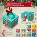 4 x KADYON 10Pcs Christmas Ornaments, 2.6 Inch Small Gift Boxes for Hanging Tree Decorations (10)