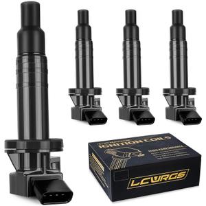 Set Of 4 Ignition Coil Pack Fits for 1.8 L4 Toyota Corolla Matrix Celica Pontiac Vibe Chevy Prizm 2000 2001 2002 2003 2004 2005 2006 2007 2008 1.8L Coils Replaces# UF247 C1249
