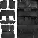 Naibeve Floor Mats for Dodge Grand Caravan 2008-2020 2021 7 Seat - All Weather for Dodge Grand Caravan Floor Mats & Cargo Mat Liner Accessories