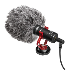 Universal Camera Microphone Super-Cardioid Shotgun Microphone with Shock Mount for Camera, Consumer, Camcorder iPhone, Android Smartphones