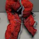 Dog Winter Jacket - 3X Large, Warm Zip Up Snowsuit Dog Harness Vest, Reflective, Water-Resistant, Red (XXX-Large (Chest: 42.5"))